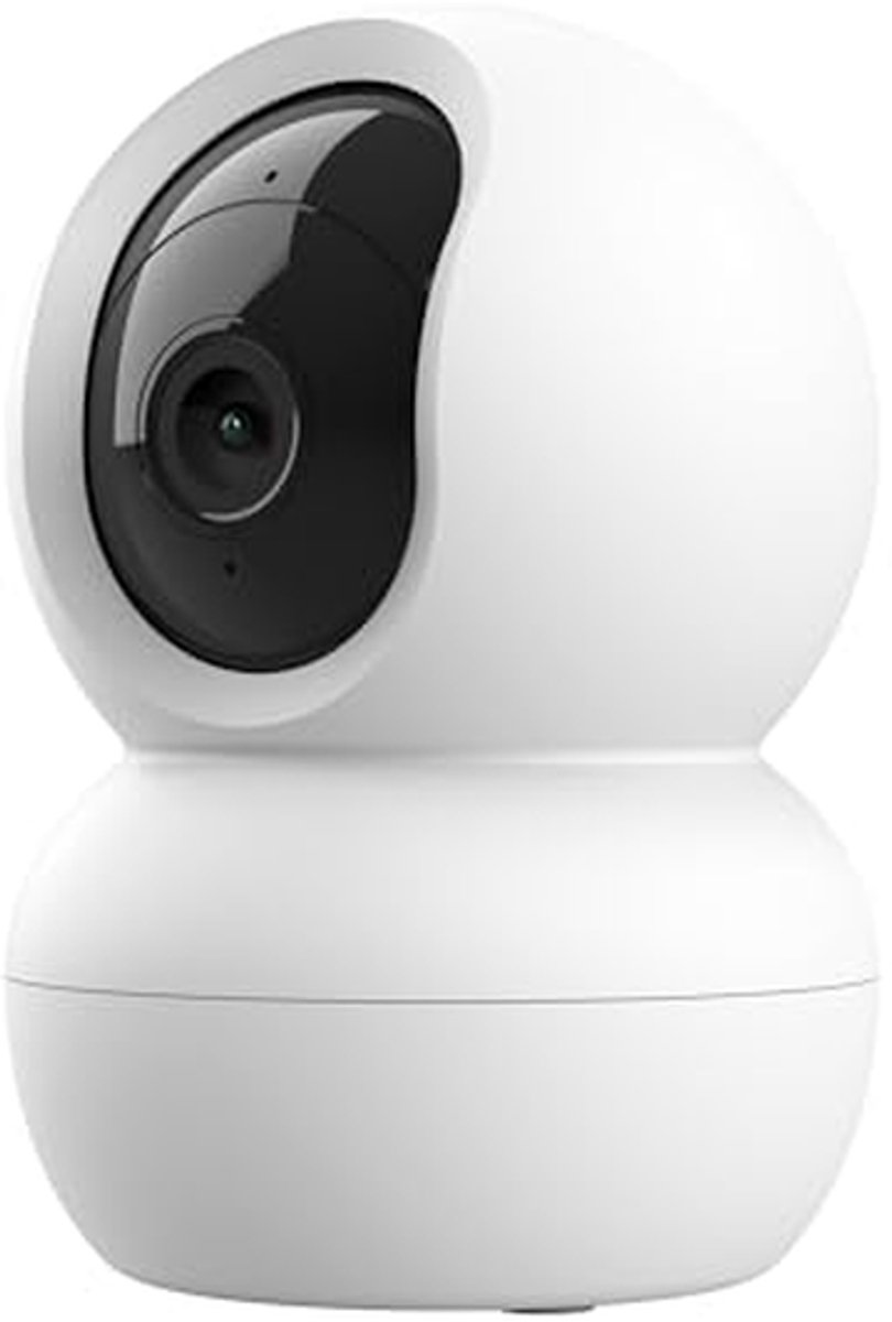 Beveiligingscamera Binnen - Smart Camera - Bewaking Huis - Menselijke Detectie - 360 Graden - Wit