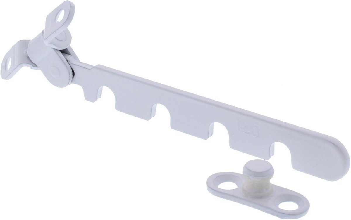 Raamsluiting - Sluiting Deur - Wind Dicht - Metaal Wit - 1 Stuk - Wit