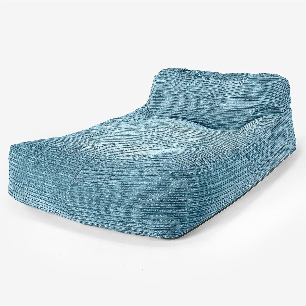 Zitzak Lounger - Daybed Stijl - Lekker Ontspannen - Kindveilige Rits - 135 x 110 cm - Petrol