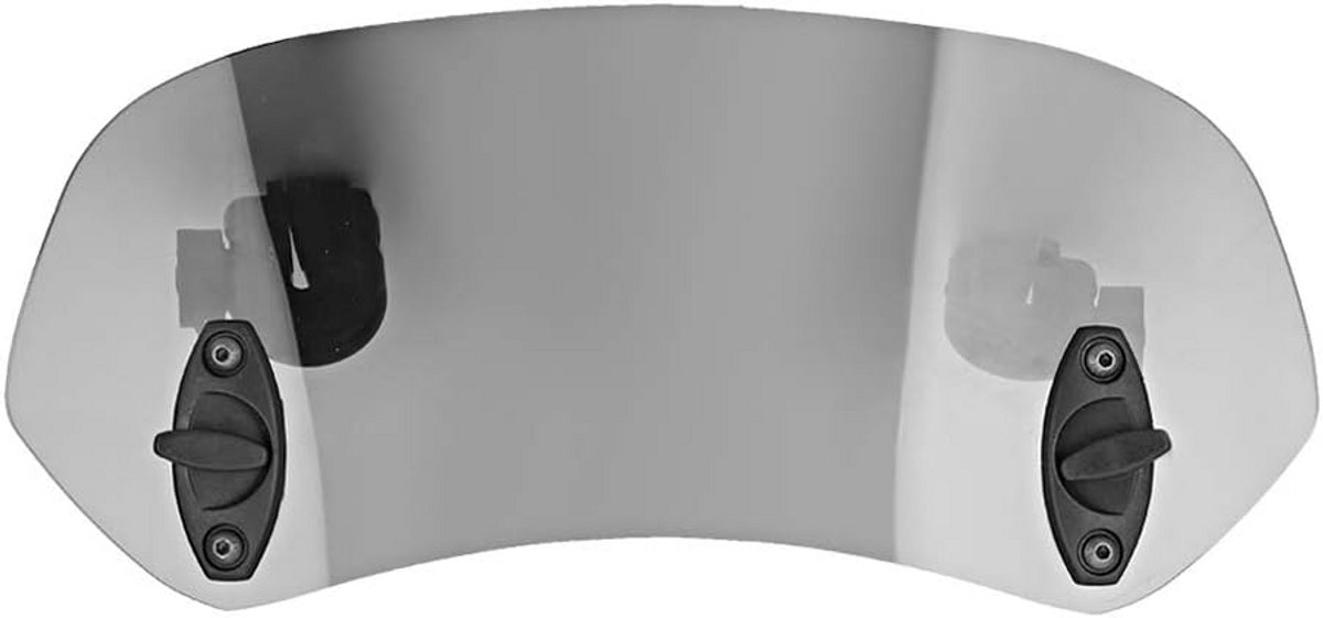 Motor Windscherm - Verstelbare Spoiler - Comfortabel Rijden - Universele Pasvorm - 285 mm Lengte - Geel