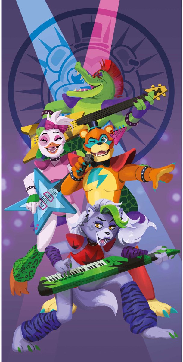 Five Nights at Freddy's Strandlaken Fazbear - 70 x 140 cm - Katoen