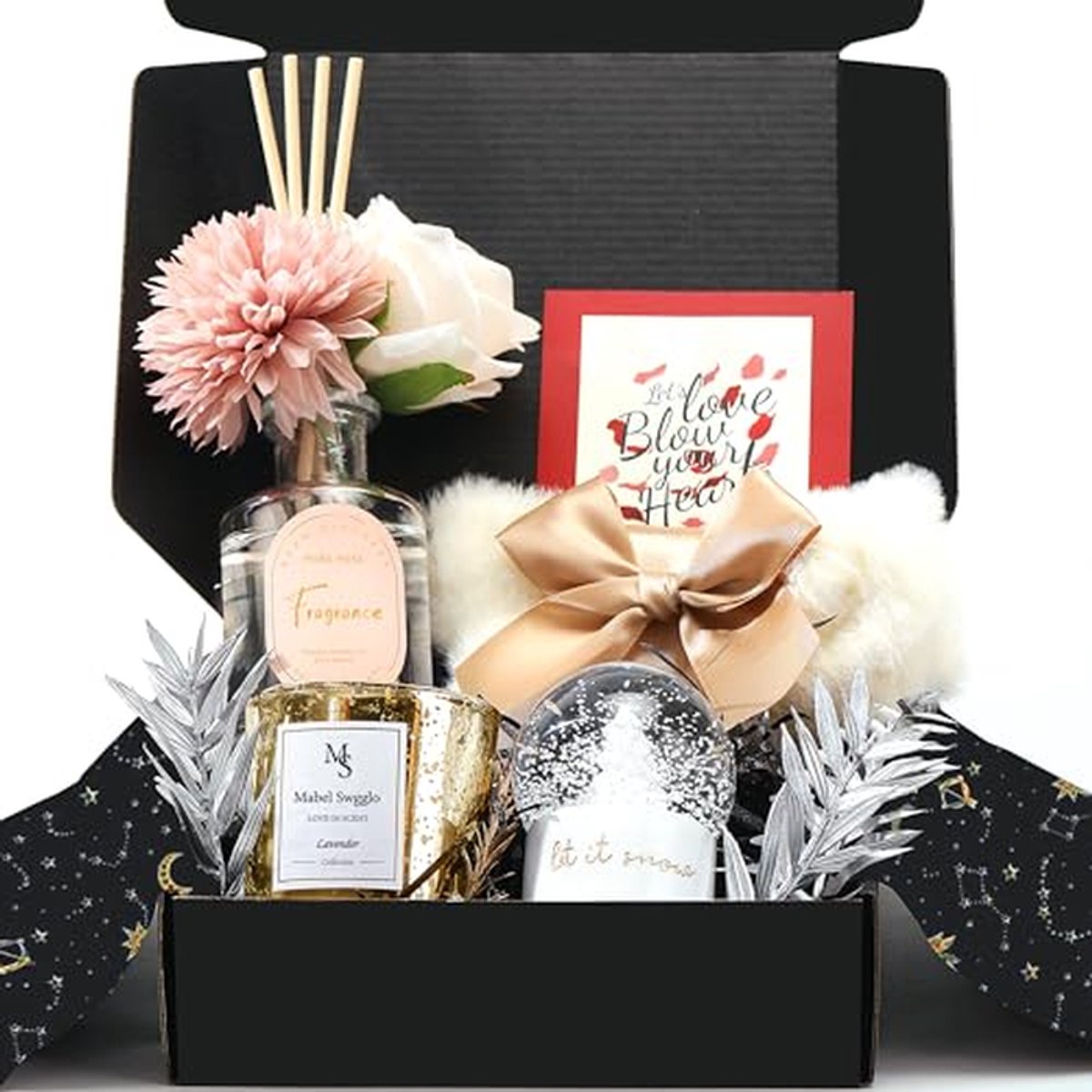 Dames Cadeauset - Verwenpakket Vrouw - Feestelijke Verrassing - Luxe Inhoud - 1 Geschenkdoos - Niet Gespecificeerd