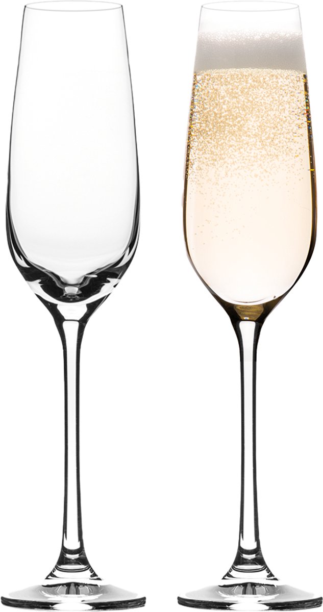 VacuVin Champagneglazen - Prosecco Glazen - 2 stuks - Kristalglas