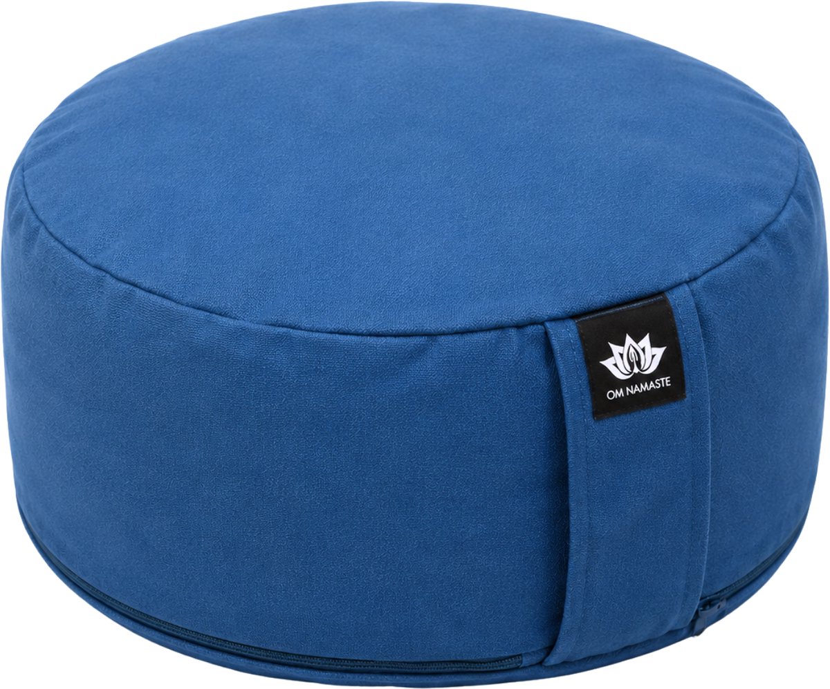 Bol.com Om Namaste Meditatiekussen Rond - Pro Rondo - Petrol aanbieding