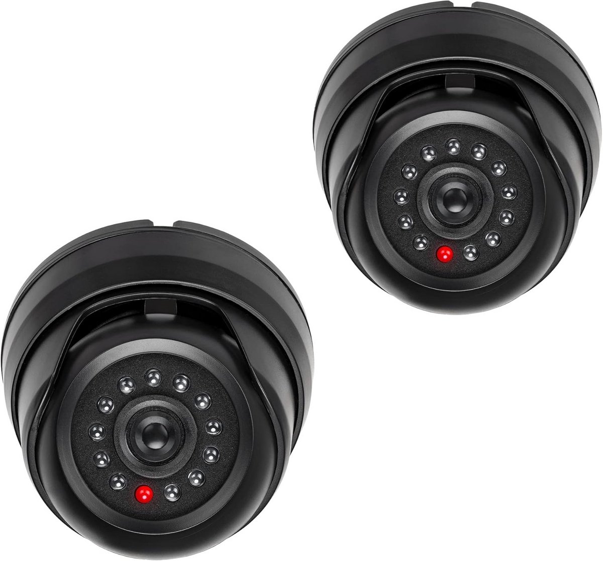 Dummy Camera - Nep Camera - Beveiliging Huis - Knipperend Led - 9x9x7 cm - Zwart
