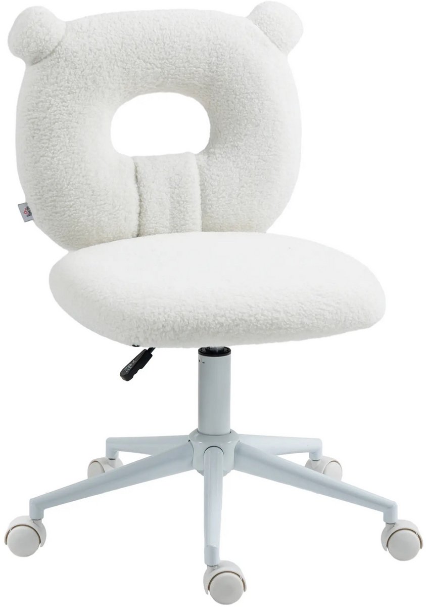 Bureaustoel in hoogte verstelbaar - Bureaustoel - Stoel - Wit - 50 cm x 56 cm x 90 cm