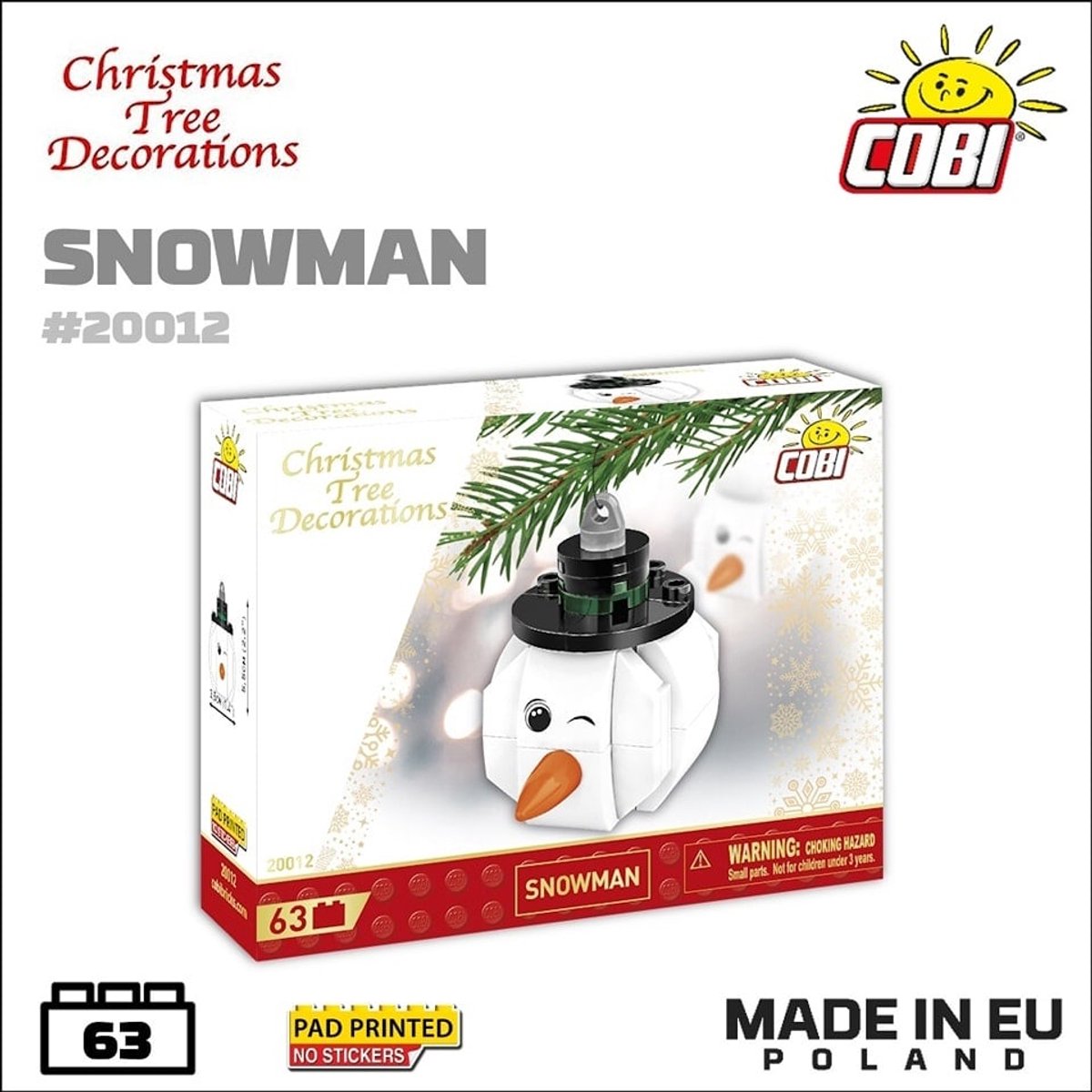 COBI 20012 Snowman
