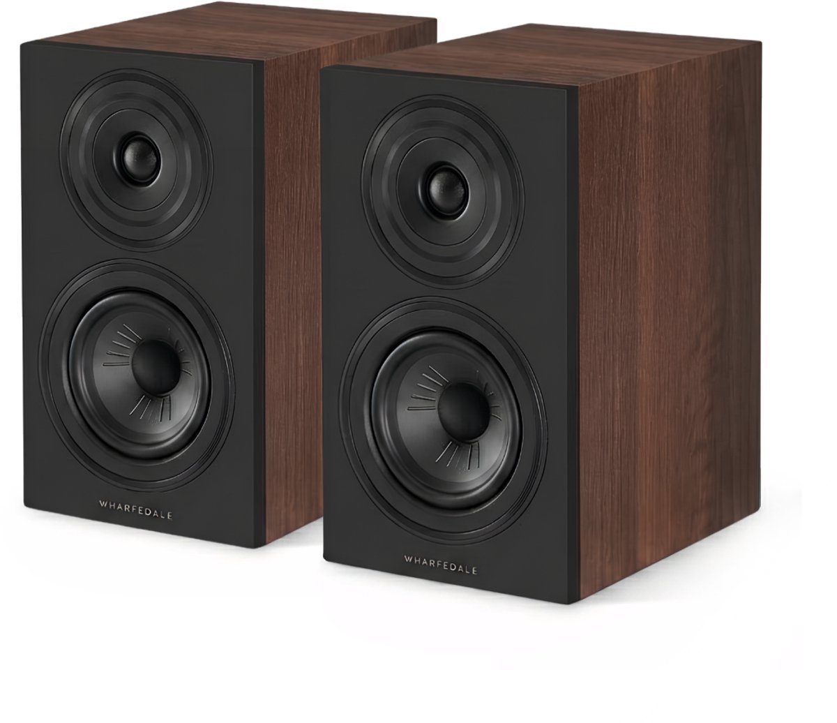 Wharfedale Diamond 12.1i Boekenplank Speaker – Diepe Bas – 2-weg – 130mm Driver – 50Hz-20kHz – Passieve Speaker – Walnoot