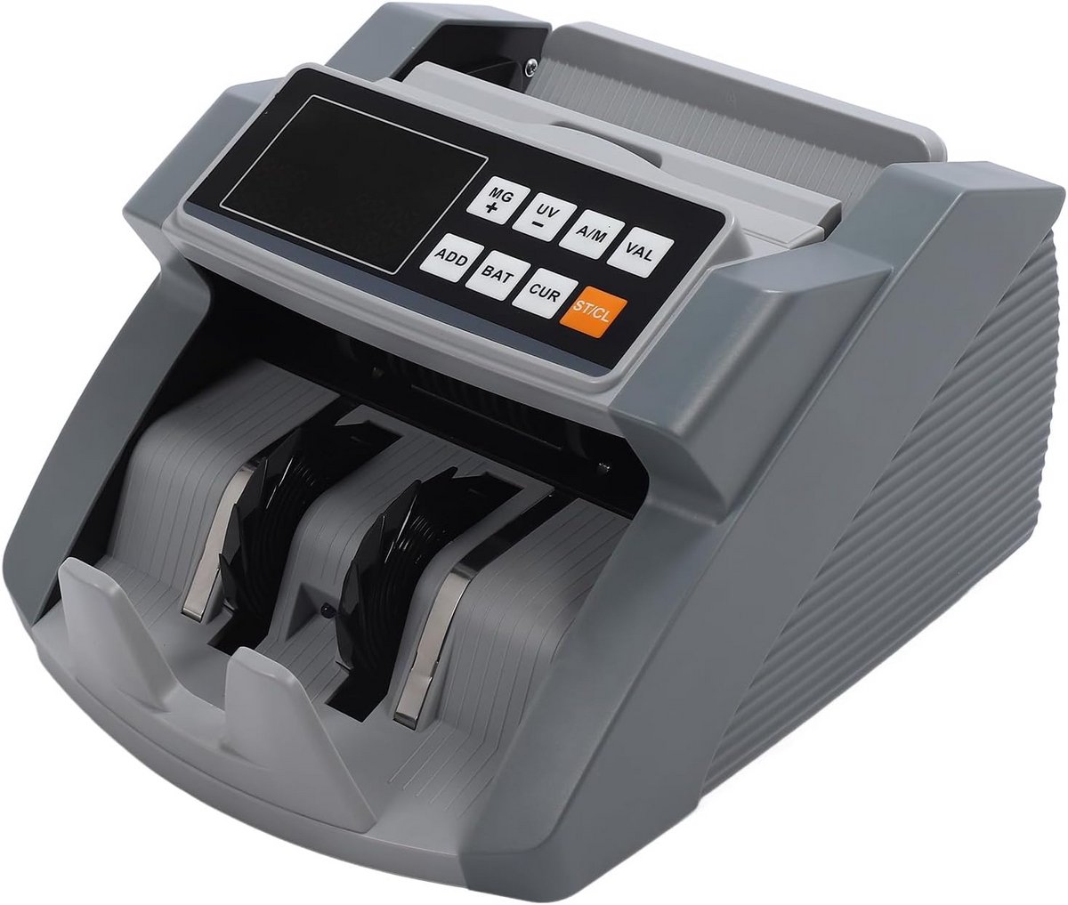 Geldtelmachine - Bankbiljettenteller - Snel tellen - Valsgelddetectie - 1000 per minuut - Zwart