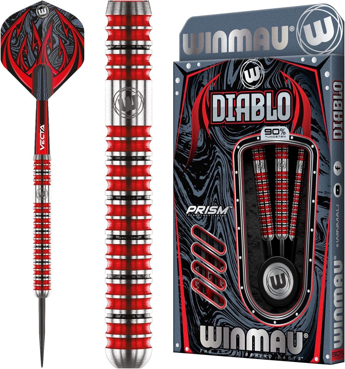 Dartpijlen Set - Steeltip Darts - Precisie Werpen - Tungsten Materiaal - 25 gram - Zilver