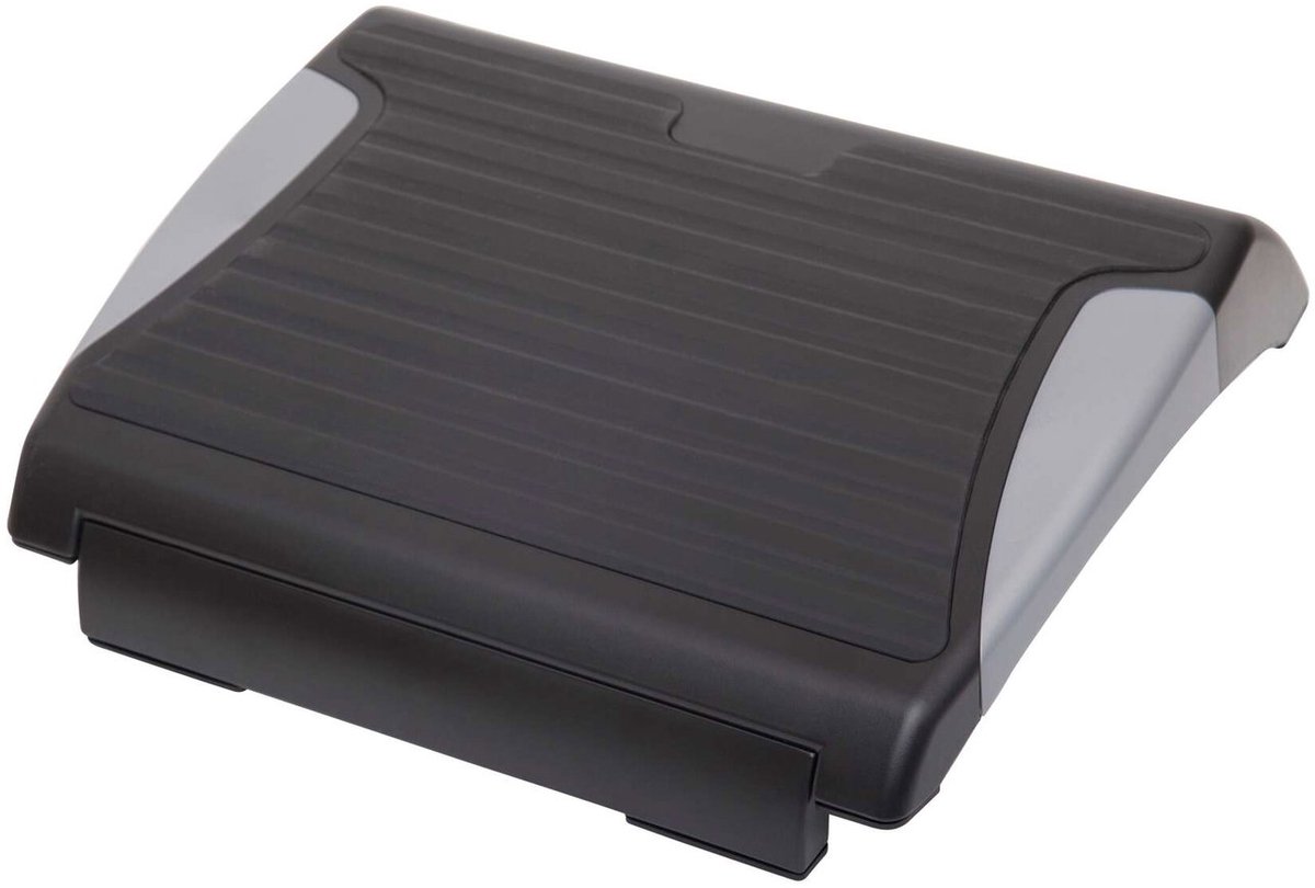 Maul MAULsolid Voetensteun gegomd - 37 x 25 cm - zwart - 1 stuk - MAUL zwart|wit