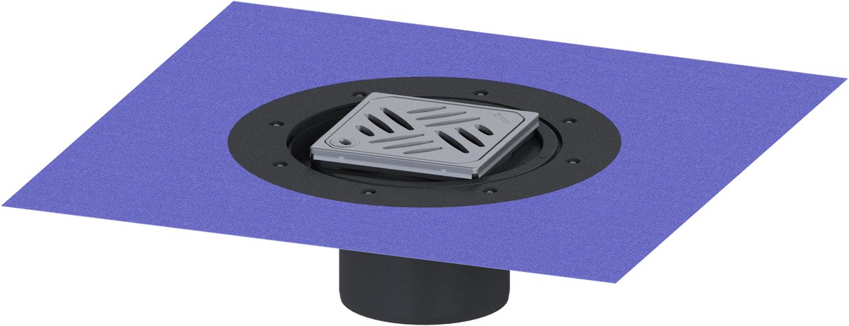 KESSEL-opzetstuk Variofix - designrooster Kessel, V2A, Lock & Lift, L15, 48904