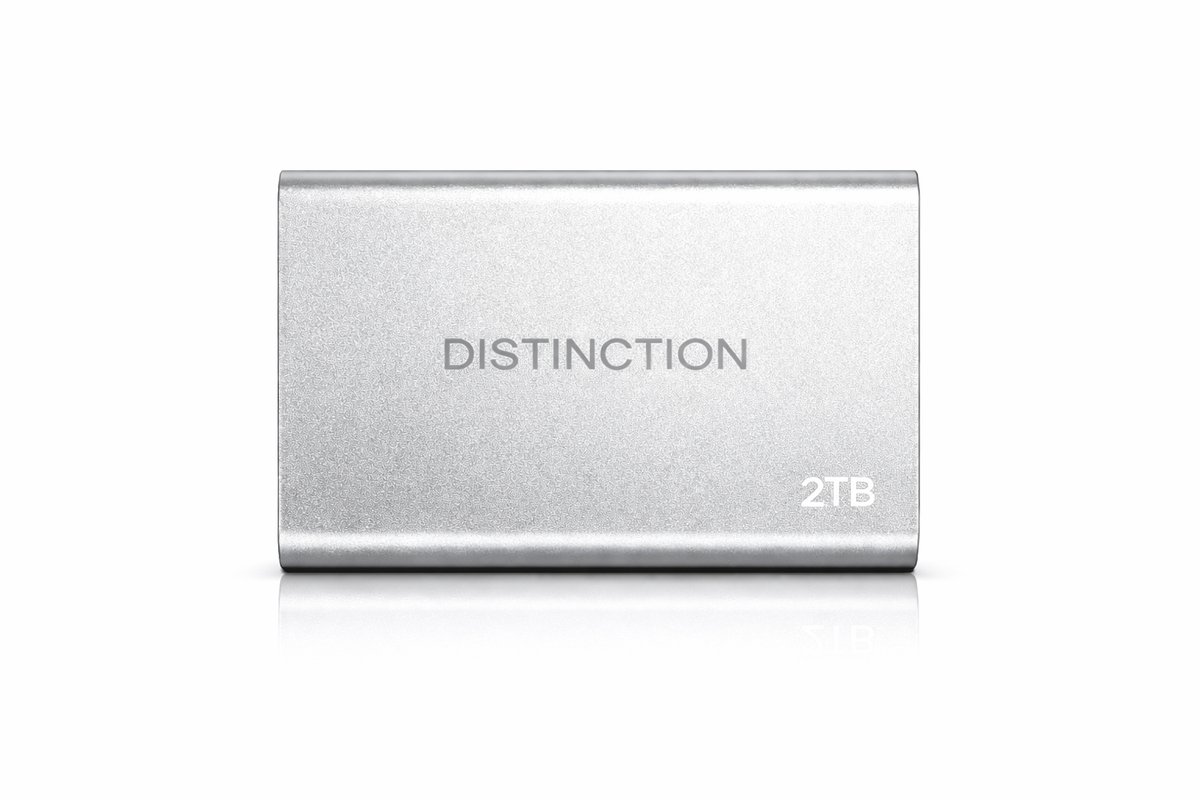 Externe harde Schijf 2TB - Geschikt voor Windows, Mac en Android - Zilver - LET OP: gebruik de juiste USB 3.1 poort voor optimale snelheid