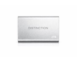 Externe harde Schijf 2TB - Geschikt voor Windows, Mac en Android - Zilver - LET OP: gebruik de juiste USB 3.1 poort voor optimale snelheid