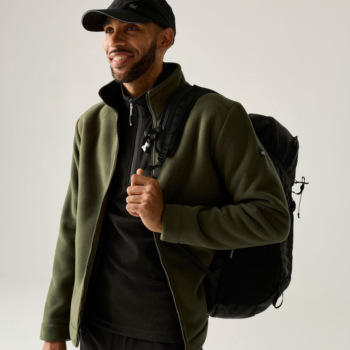 Trui Heren Zippered Pockets Hoge Kraag Garrian Ii
