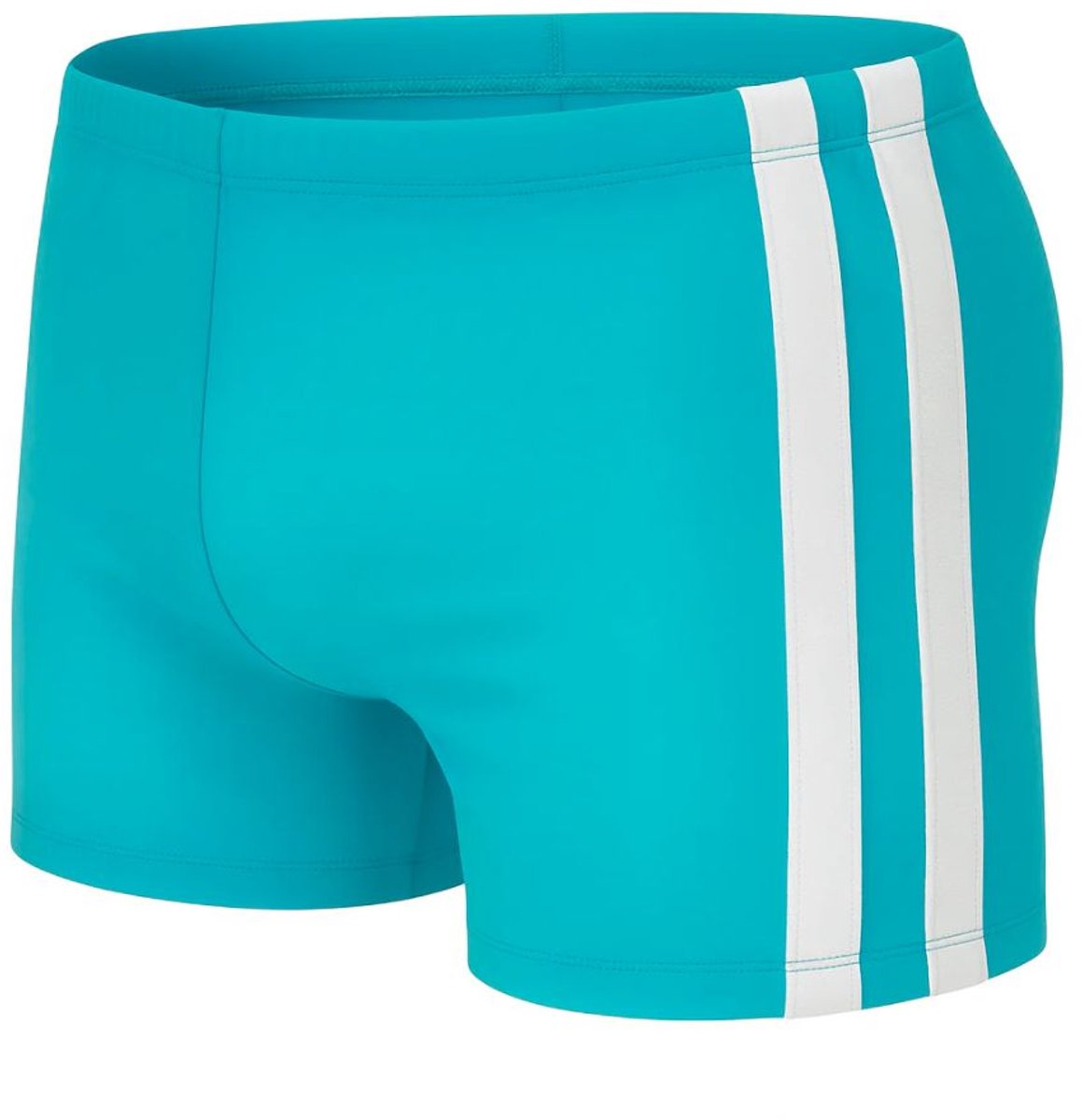 Zwemboxer Lagos Turqoise/blauw - Maat L - Zwemboxer Heren Lichtblauw - Swimwearclub