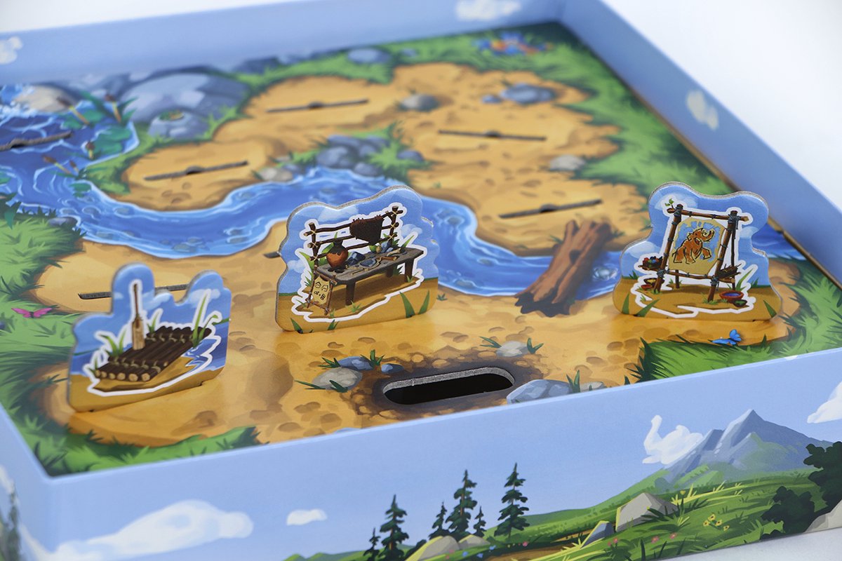 999 Games - Paleolino - Bordspel - Coöperatief geheugenspel voor kinderen — afbeelding 8