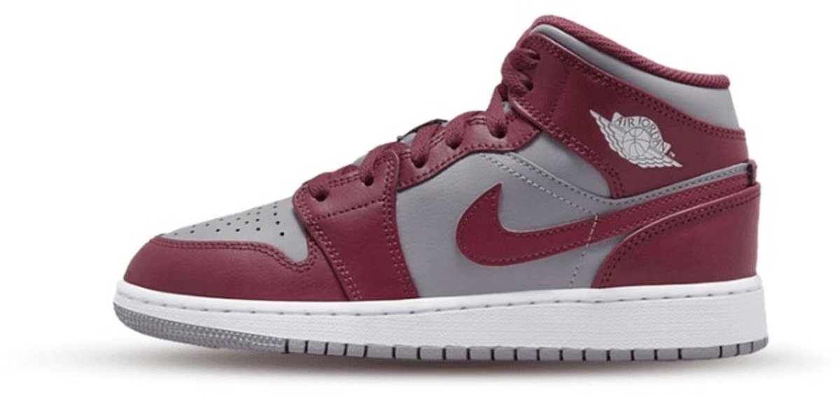 Air Jordan 1 Mid Cherrywood Red (GS) - Maat 38.5
