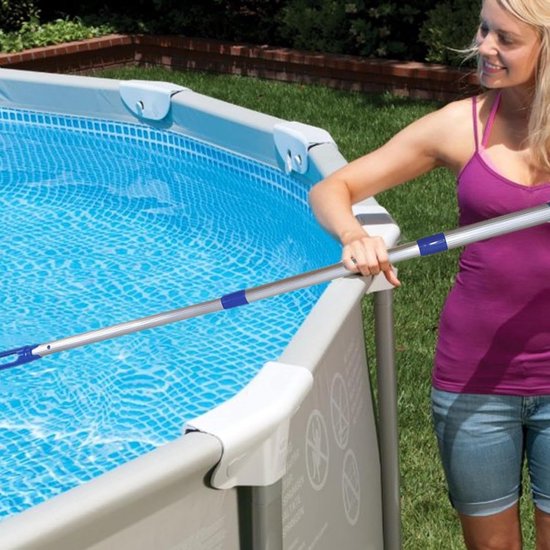 Telescopische Zwembadpaal - Onderhoudsstok Reinigingsstok - Zwembad Onderhoud - Anti-slip Grip - 39 Inch Verstelbaar - Veelkleurig — afbeelding 2