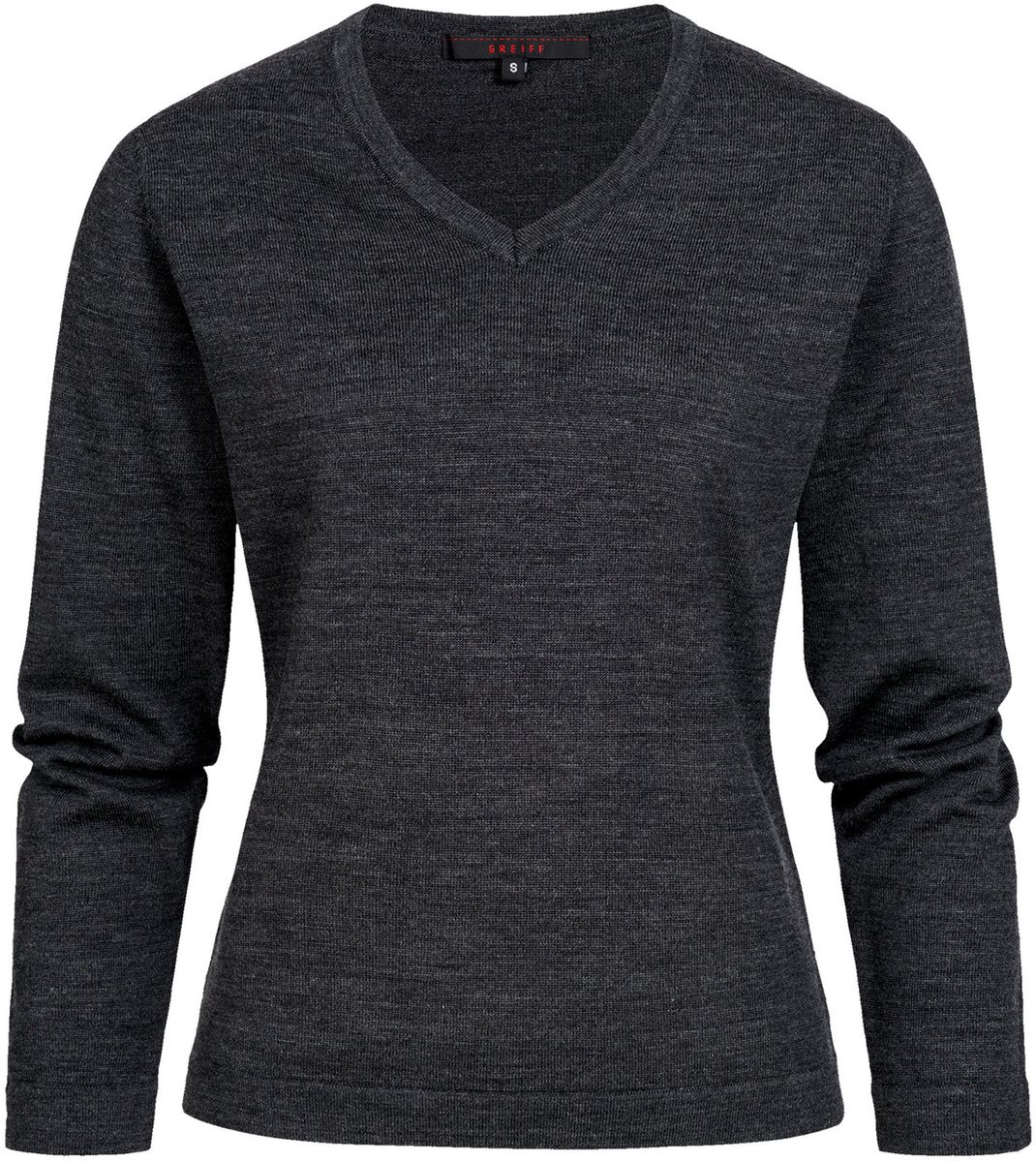 GREIFF Dames trui regular fit | Grijs | Maat L