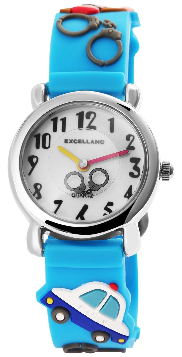 EXCELLANC Excellanc kinderhorloge EX0037 Excellanc kinderhorloge, siliconen band
