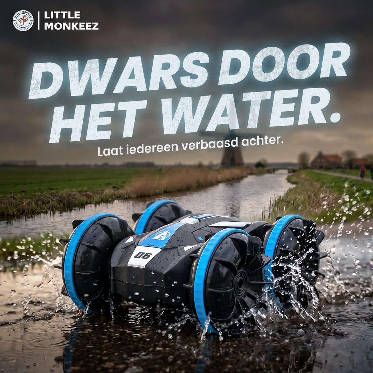 NueNext Race Auto Afstandsbestuurbare – Waterdicht – Rc voor Buiten - Bestuurbare Auto voor Jongens en Meisjes - Radiografisch Speelgoed — afbeelding 2