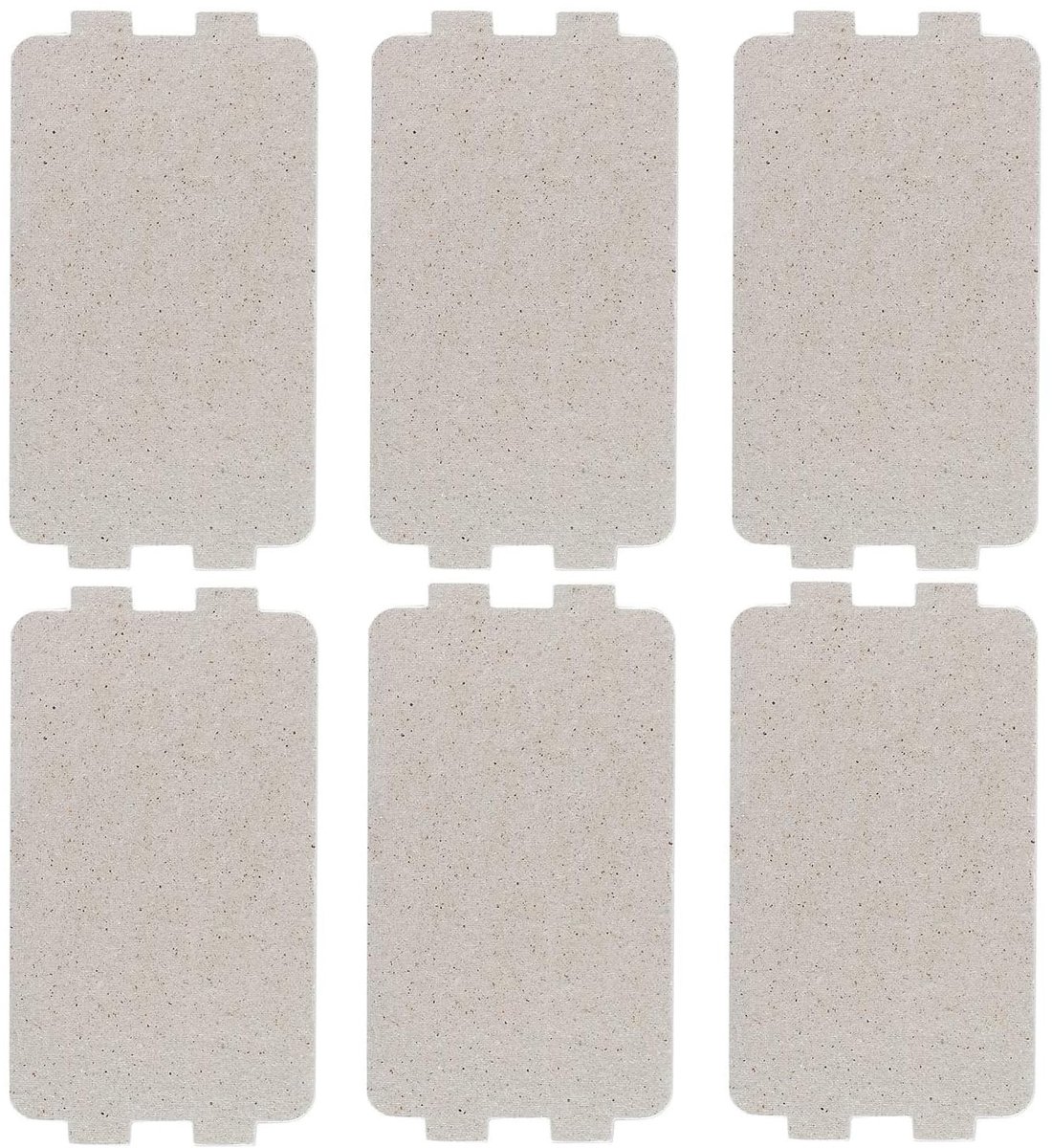 NTH products- Micaplaat 6 Stuks - Vervangingsaccessoires - Hittebestendig - Thermische Isolatie - Afmetingen 117 x 65 mm - Mica Blad - Magnetronplaat