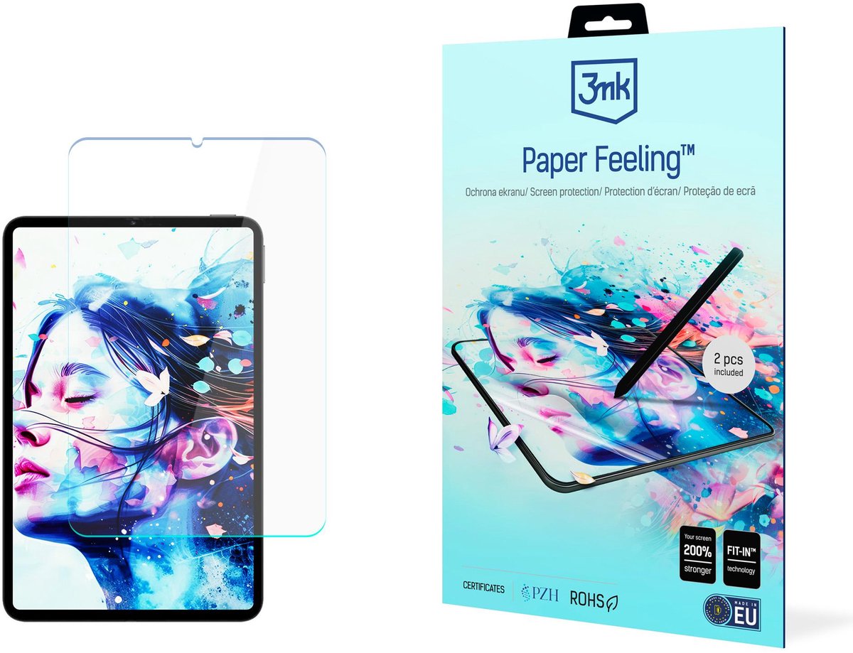 3Mk Beschermfolie Met Papiergevoel Voor Xiaomi Pad Mini (Tot 28 Cm) Met Volledige Dekking.