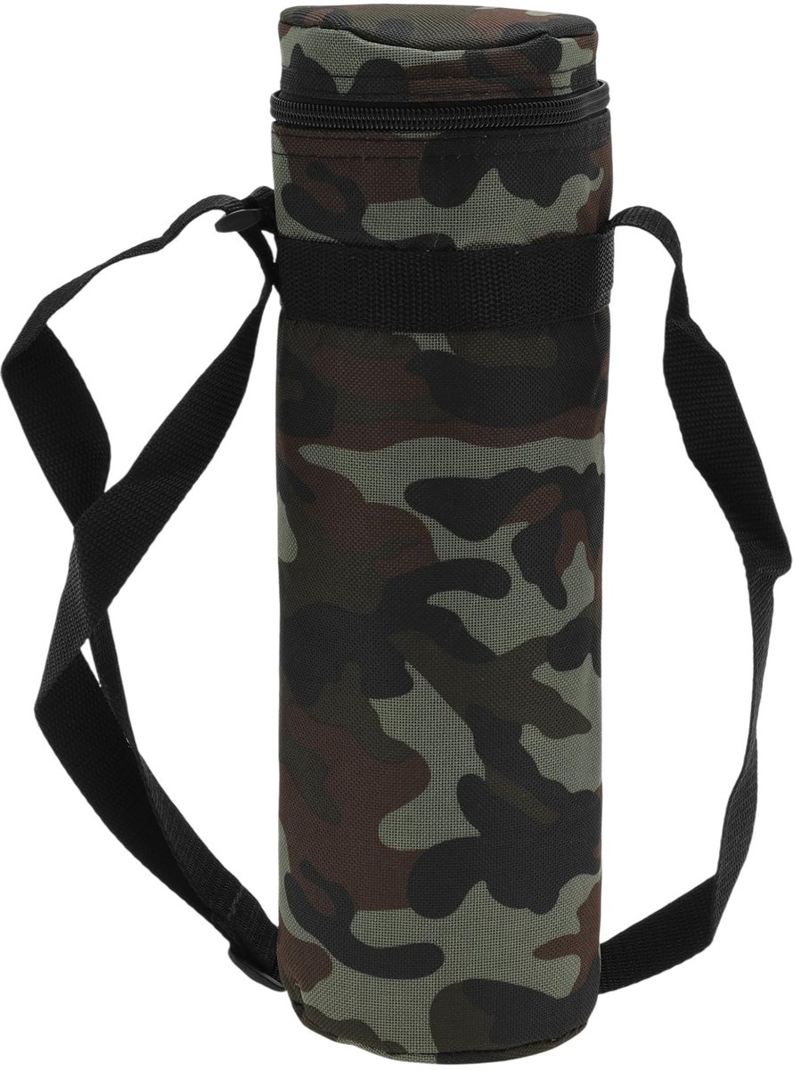 Dailygoods- Geïsoleerde Tas - Drielaagse Constructie - Waterfles Houder - Schokbestendig - Verstelbare Schouderriem - 30 x 10 cm - Duurzaam en Spatwaterdicht - Waterfleshouder