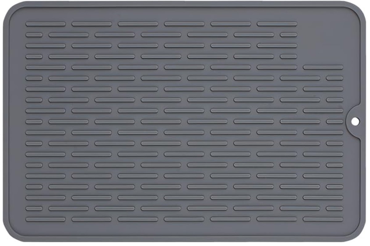 Dailygoods- Afwasmat Siliconen - Antislip - Opvouwbaar - Hittebestendig - Efficiënte Afvoer - Gemakkelijk Schoon te Maken - Afvoermat