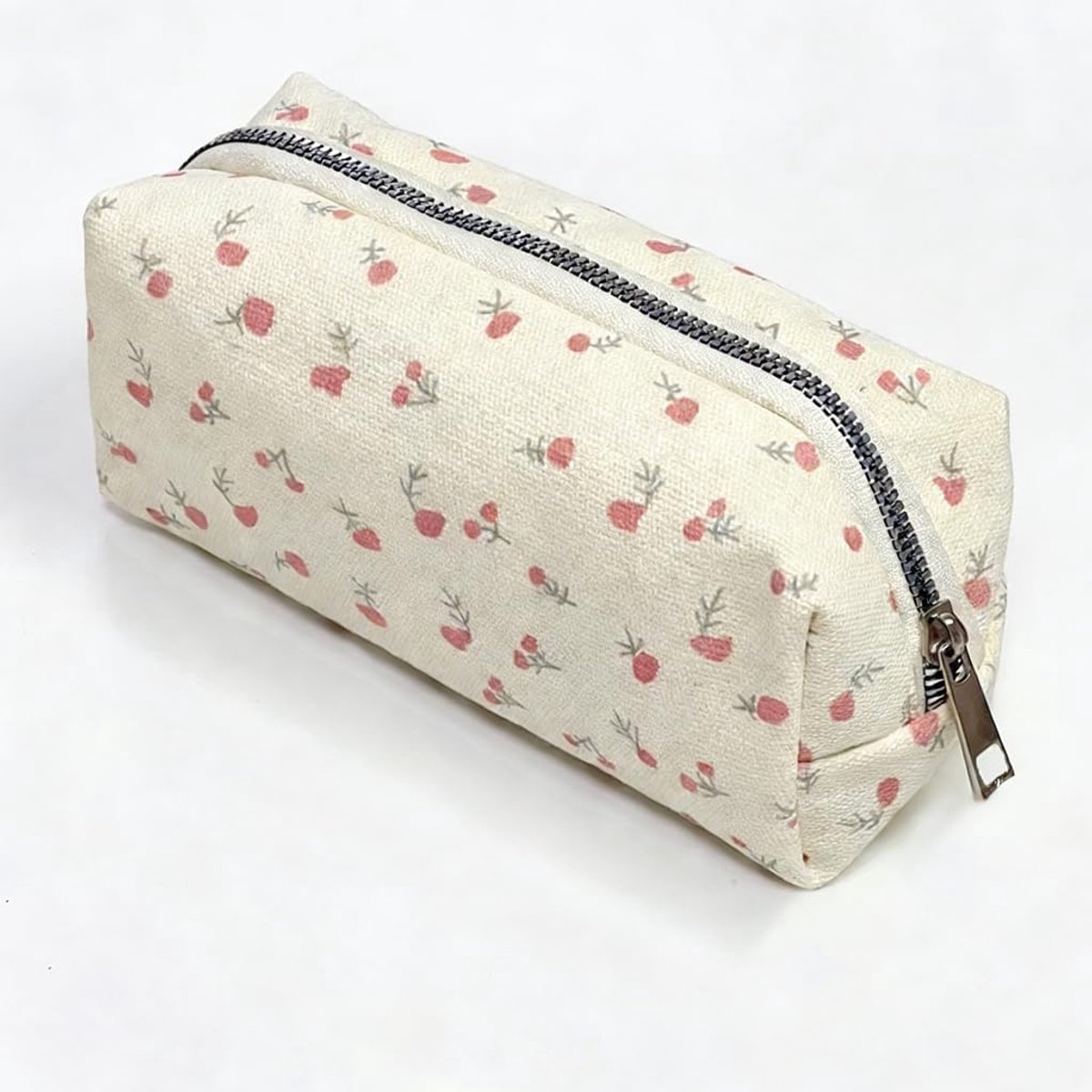VHV - Pennenetui - Etui school - Pennenzak - Bloemen etui - Schrijfwaren etui - Compacte pennenmap - Etui met rits - Organizer schoolspullen - Voor school - Voor kantoor - Voor dagelijks gebruik