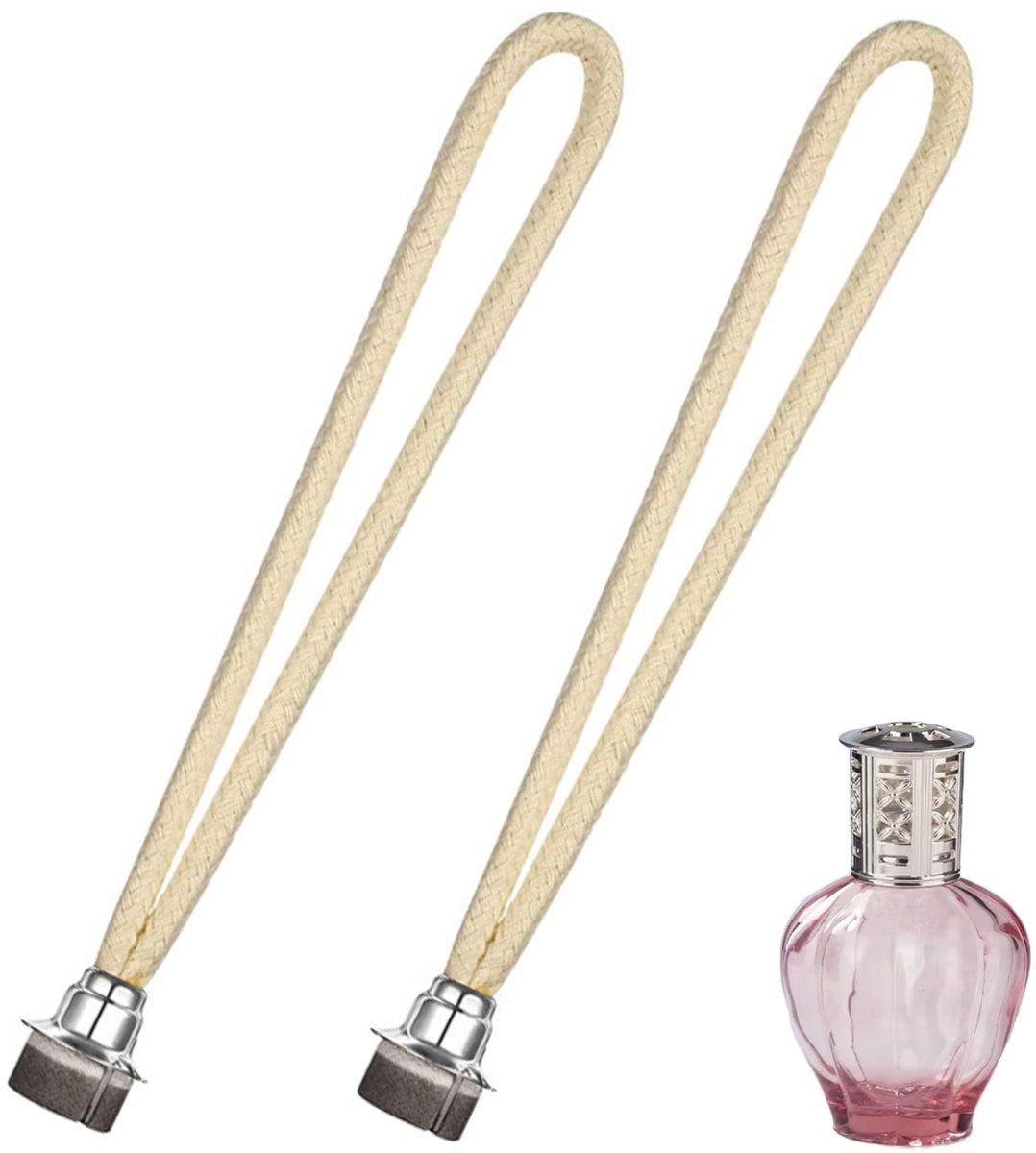 Dailygoods- Lont 2 Stuks - Vervangingslont voor Olielamp/Katalytische Lamp - Aromatherapie