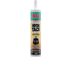Akfix - High Tack - Adhesive Silicone – Zware Waterdichte Constructielijm – 350 kg/10 cm Hechtsterkte