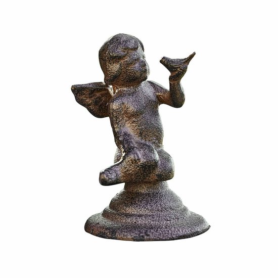 LOBERON Ange décoratif Zaliora marron antique