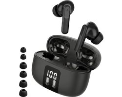 Audyn Oortjes Draadloos – Draadloze Oordopjes – Noise Cancelling ANC+ENC – Bluetooth – In-ear – Zwart – FlowTune Pro