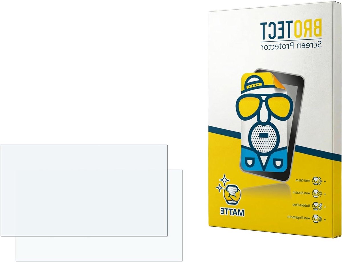 Schermbeschermers - Beschermfolie Mat - Scherm Ontspiegelen - Anti-Vingerafdruk - 2 Stuks - Mat