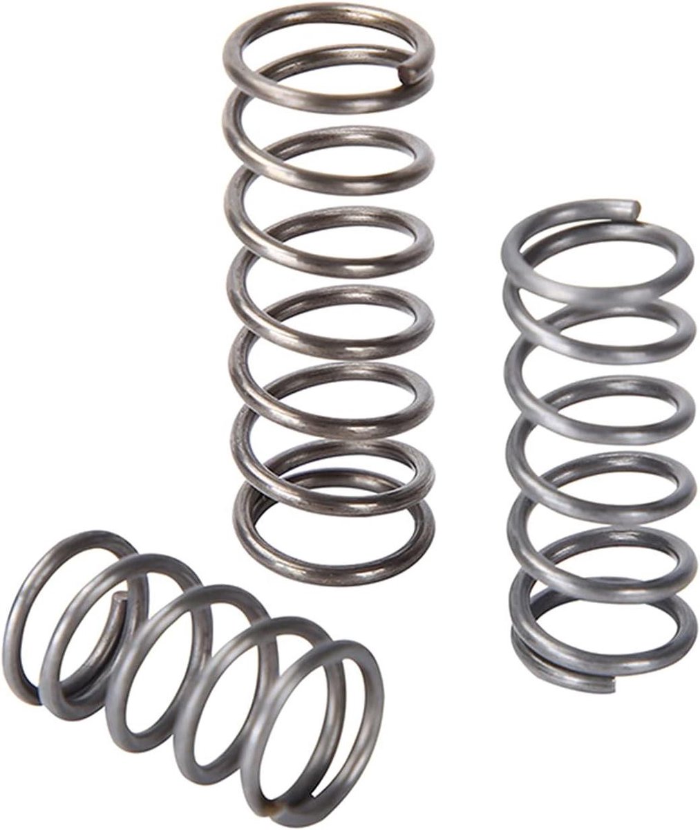 Drukveer Set - Spoelveer Cilindrisch - Mechanisch Herstel - Veerstaal Materiaal - 10 Stuks - Metaal
