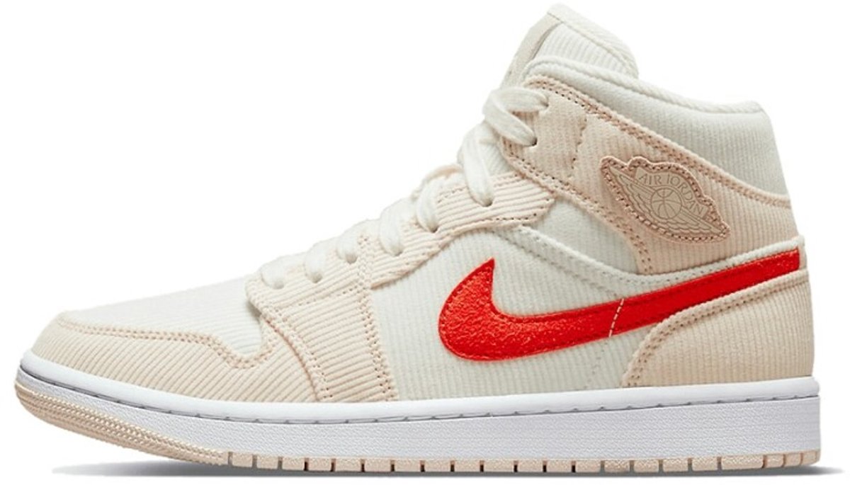 Air Jordan 1 Mid SE Corduroy Sail Rose