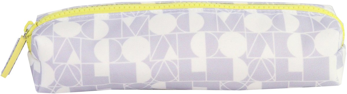 Ancor Schooletui Smooth leeg rechthoekig 1-vaks lila - AN-113280-D