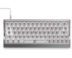 IQUNIX EV63 Silver Blade RS 60% Magnetic X Pro Magnetische Switch 8K Hz Hall Effect Hotswap RGB Engels Mechanisch Gaming Toetsenbord IQUNIX