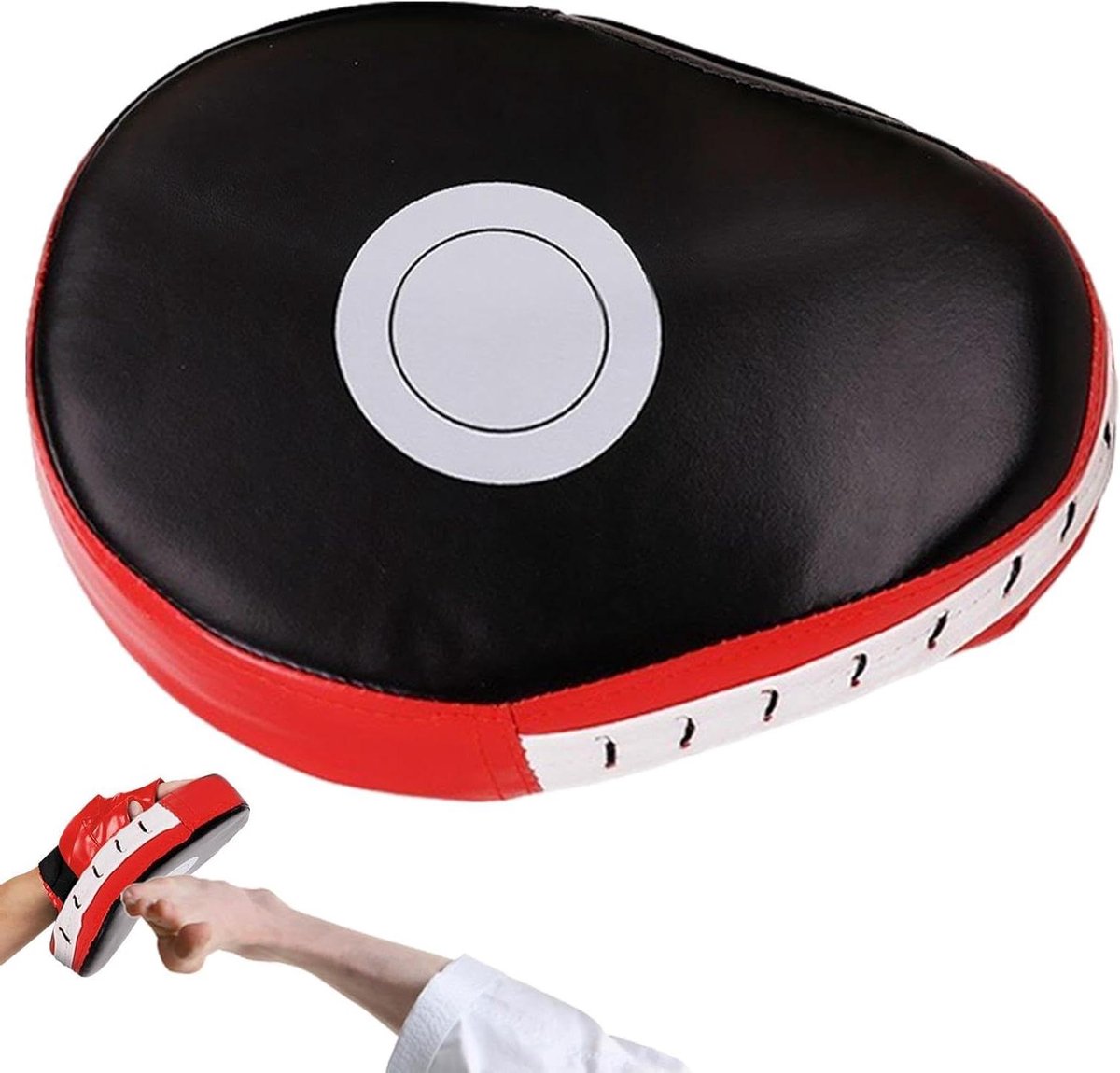 Bokspads Trainingspads - MMA Pads - Vechtsport Training - Verdikt Schuim - 140 Gram - Rood