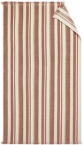 Yumeko hamamdoek terracotta stripe 100x180 - 1 st. - Biologisch & ecologisch