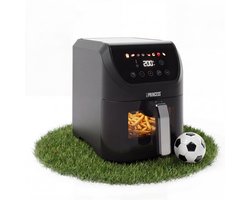 Princess Airfryer XL 182240 - Heteluchtfriteuse - BPA vrij - 5.5 liter - Kijkvenster - Touchscreen - 8 Programma's - Slank Ontwerp - 1500W - Inclusief Grillrek - Zwart - venster
