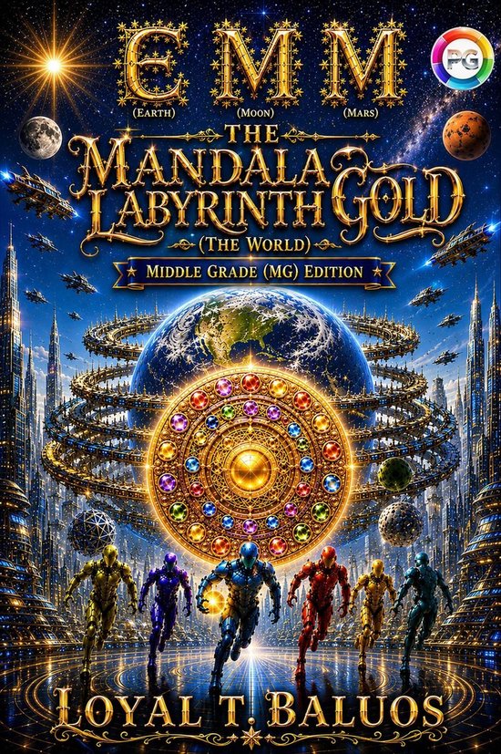 EMM (Earth) (Moon) (Mars) The Mandala Labyrinth Gold (The Wo ... - cover