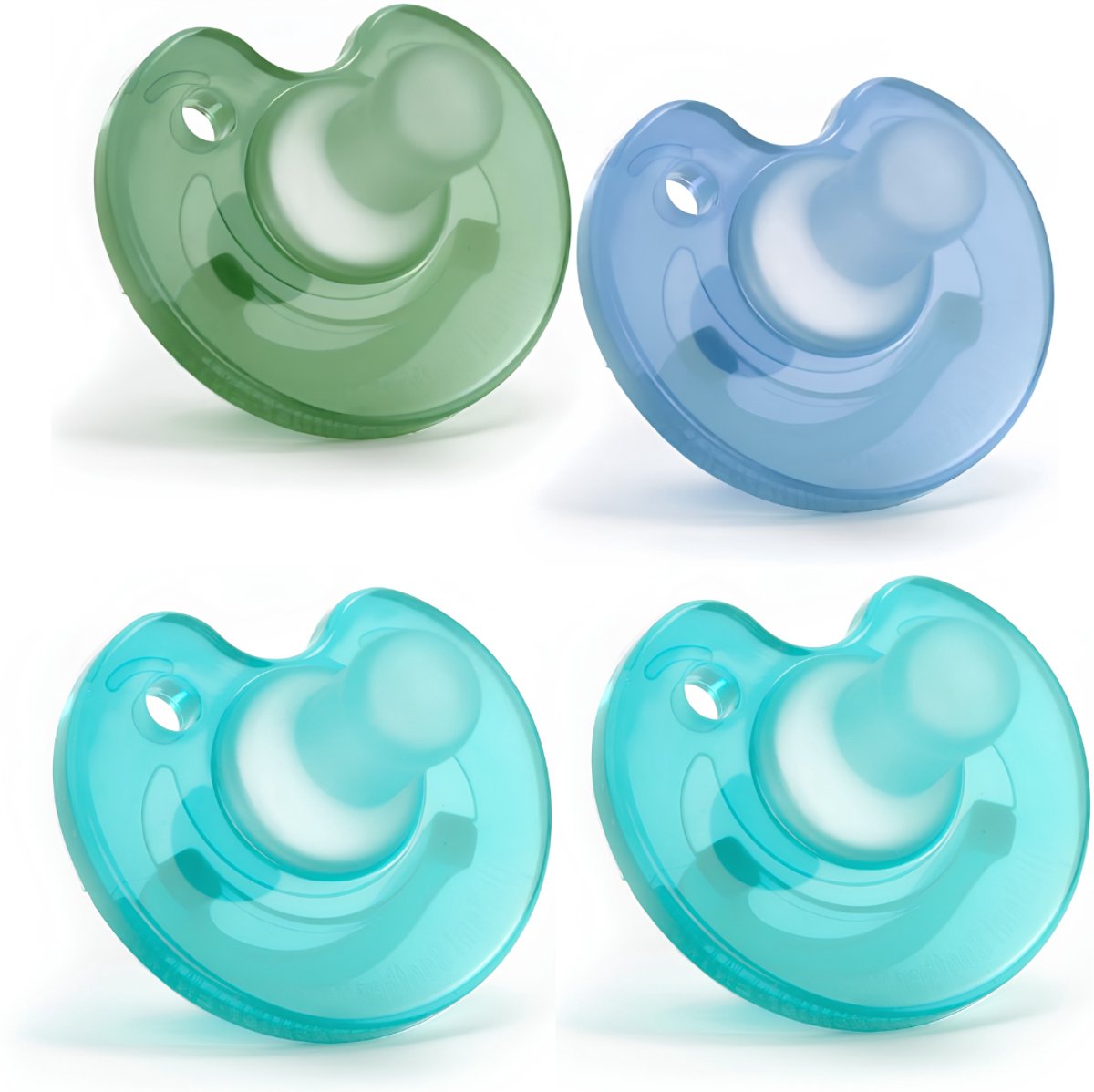 MijnNami Soother Speen 4-pack – dé vertrouwde newborn speen onder zorgprofessionals - Fopspeen Baby 0 - 6 maanden - nu voor langer gebruik