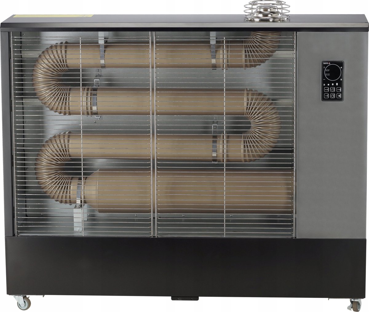 YATO Infrarood Diesel Heater - 18kW - Stralingskachel / Oliekanon - Geluidsarm & Stofvrij - Professionele Werkplaatskachel & Bouwheater - LED Display