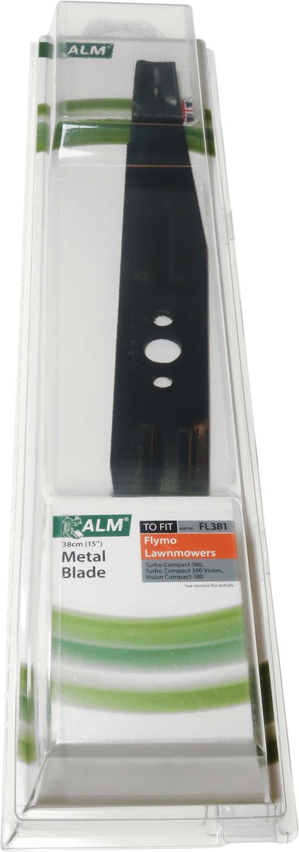 ALM 38cm metalen maaimes geschikt voor Flymo Turbo Compact en Vision 380 grasmaaier - 15" - 5118436 - FLY009 van ALM — afbeelding 2