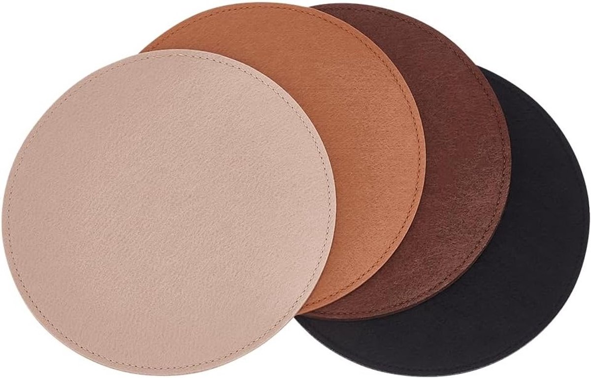 Kleurige Vilt Tasbasis Shaper, 20cm Ronde Handtas Ondersteuning en Organizer voor Tote, Rugzak en Schoudertas