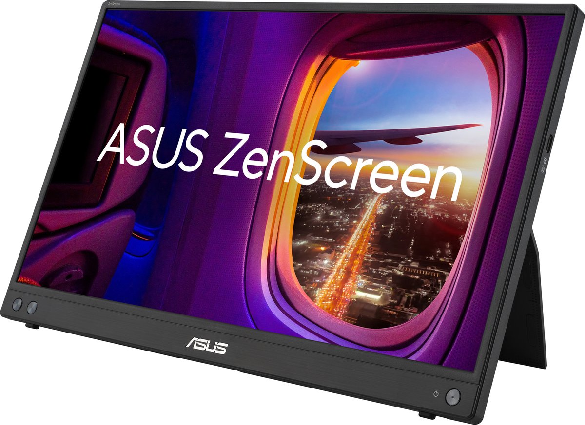 ASUS MB16AHV computer monitor 39,6 cm (15.6") 1920 x 1080 Pixels Full HD LCD Zwart