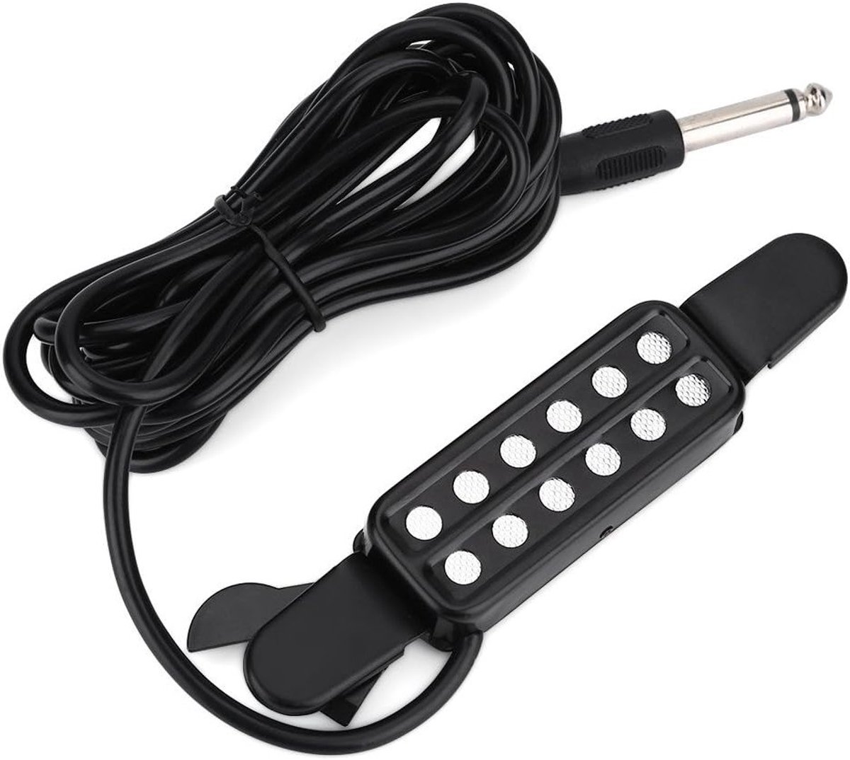 Magnetische Akoestische Gitaar Pickup voor 12 Inch Klankgat - Transducer Accessoires voor Stalen Snaren Gitaren, Verbeter Geluidskwaliteit en Speelervaring